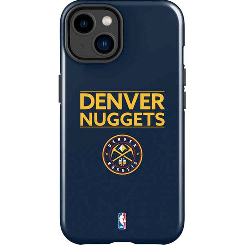 NBA Denver Nuggets Standard - Light Blue iPhone 15 Impact Case